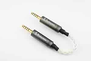 日本ディックスpentaconn 4.4mm5極-4.4mm5極ショートケーブル 日本ディックス Spada ミニプラグ(4極)⇔Pentaconn ear(異形